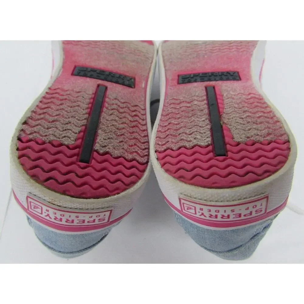 Sperry Top Sider Bahama Denim childs size 3.0 M shoes comfort girls shoes